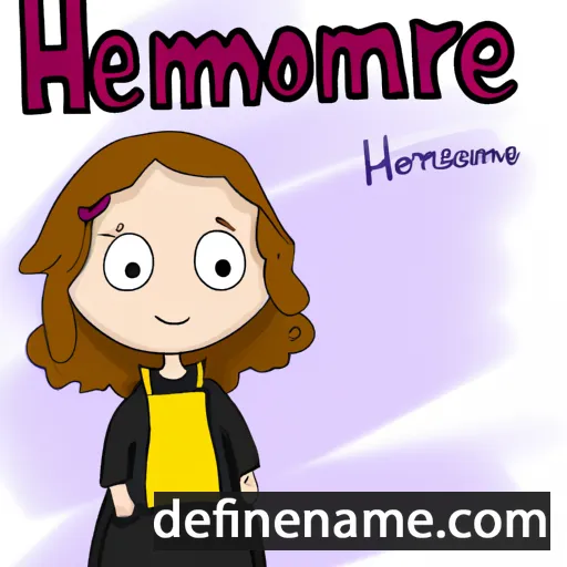 cartoon of the name Hermoine