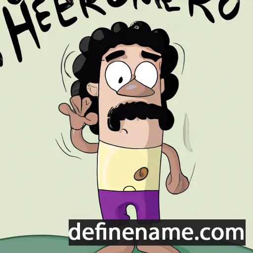 cartoon of the name Hermolao