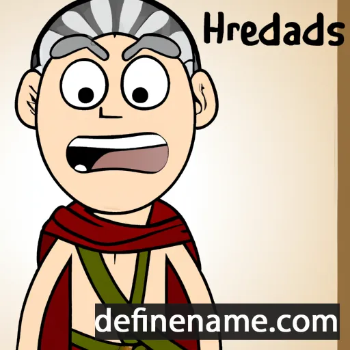 cartoon of the name Herodianus