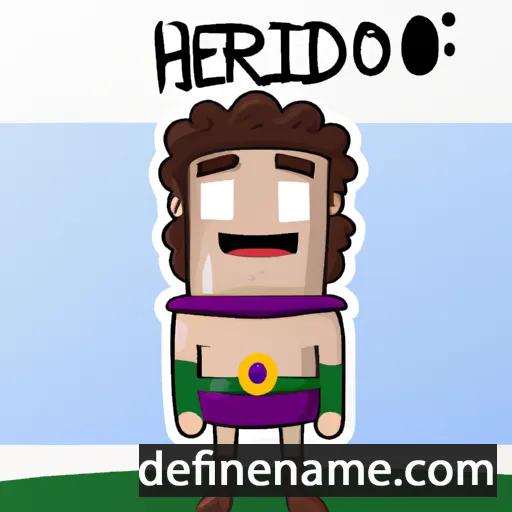 cartoon of the name Herodión