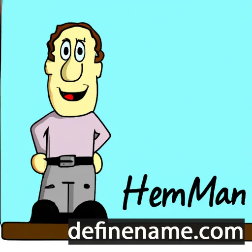 cartoon of the name Herrmann