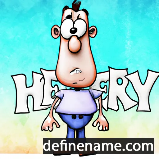 cartoon of the name Hery