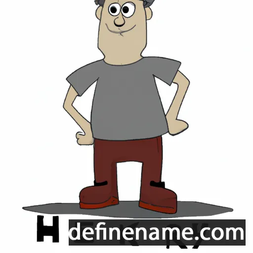 cartoon of the name Heryk