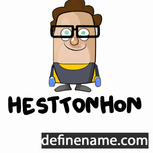 cartoon of the name Heston