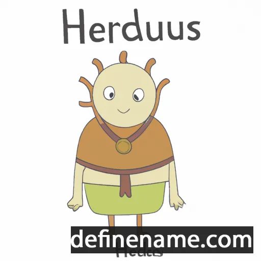 Heurodis cartoon