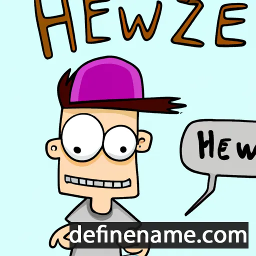 cartoon of the name Hewez