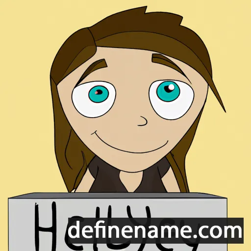 cartoon of the name Heyley