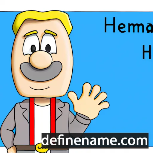 cartoon of the name Heymann