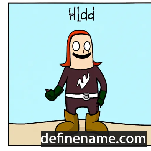 cartoon of the name Hialmviðr