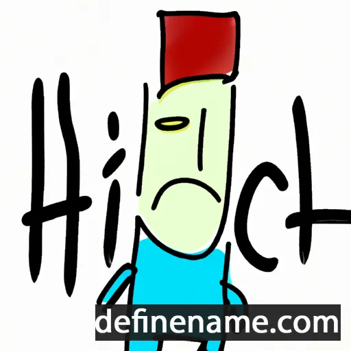 cartoon of the name Hich