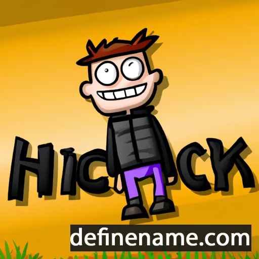 cartoon of the name Hickin