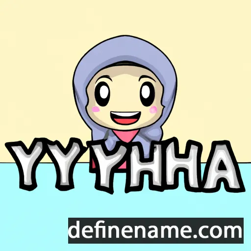 cartoon of the name Hidayaturrizkiyah