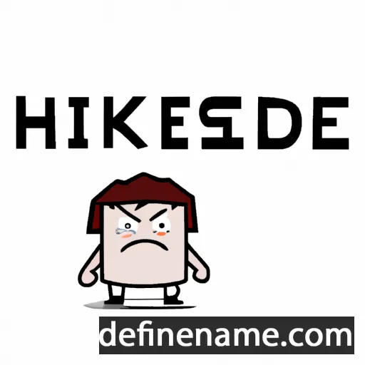 Hidekatsu cartoon