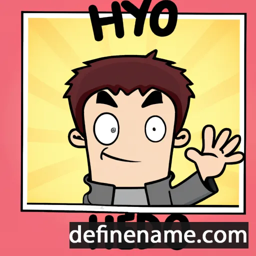 Hideyo cartoon