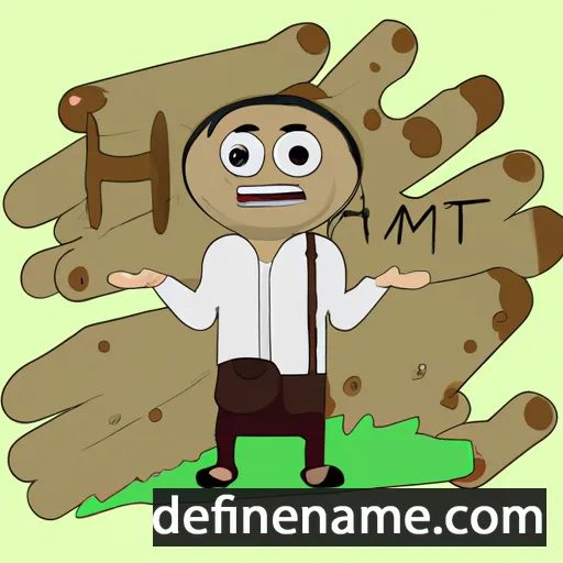 cartoon of the name Hikmət