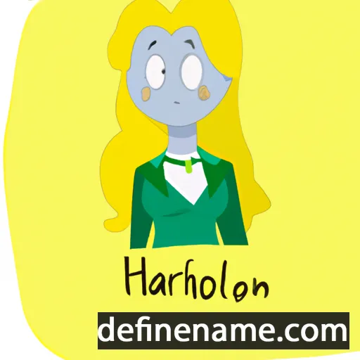 cartoon of the name Hilarionne