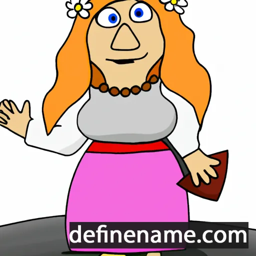 Hildagarde cartoon