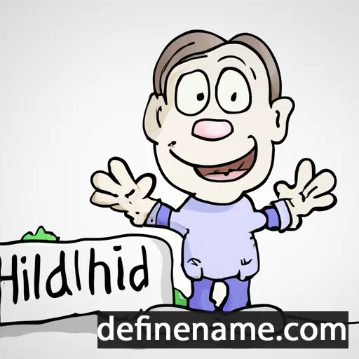 cartoon of the name Hildburg