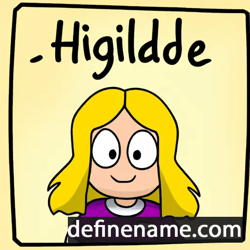 Hildebjørg cartoon