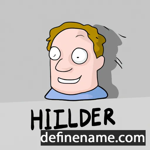 cartoon of the name Hildert