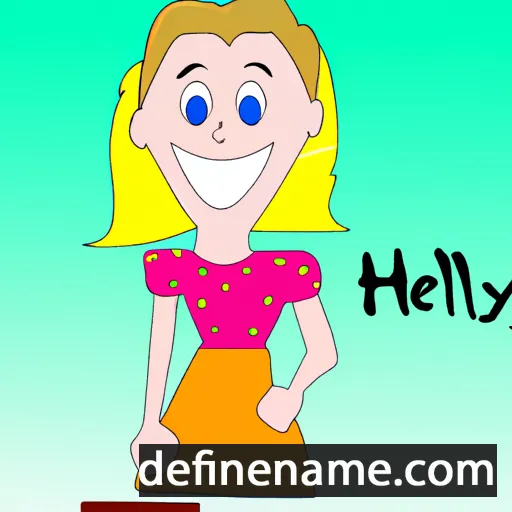 cartoon of the name Hilery