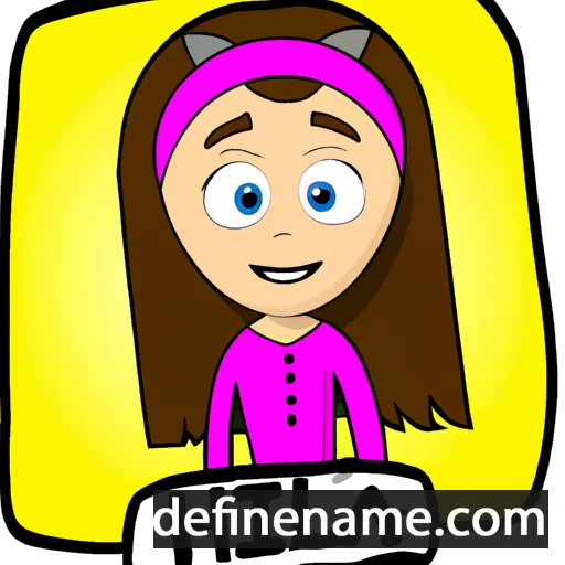 cartoon of the name Hilka