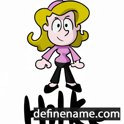 cartoon of the name Hilleke