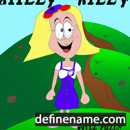 cartoon of the name Hillery