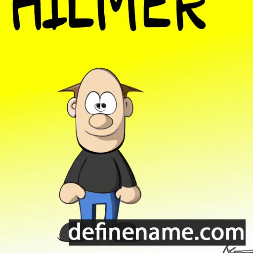 cartoon of the name Hilmer