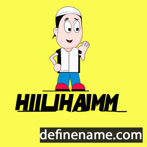 cartoon of the name Hilmiah