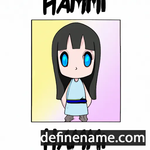 cartoon of the name Hinami