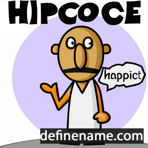 cartoon of the name Hipocrate