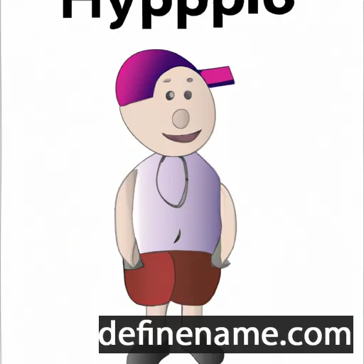 cartoon of the name Hippolyt