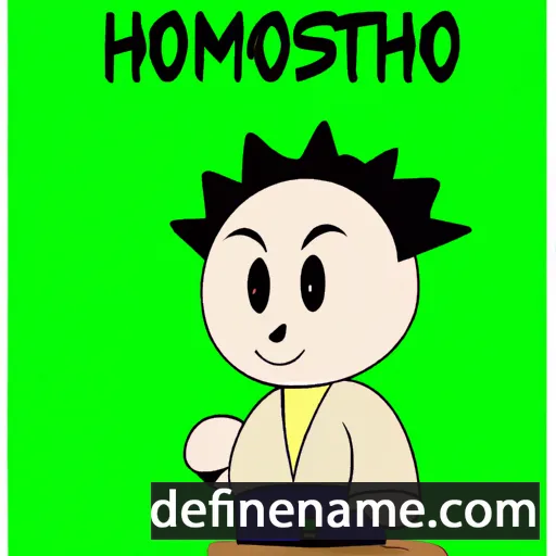 cartoon of the name Hiromitsu