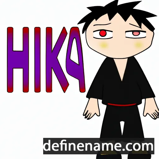 cartoon of the name Hisaka