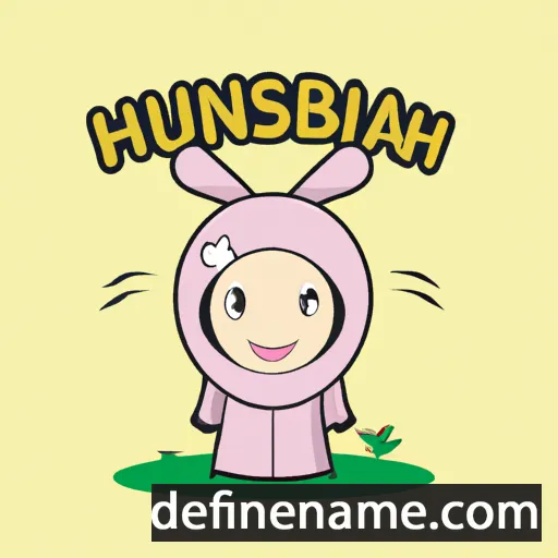 cartoon of the name Hisbunnisa