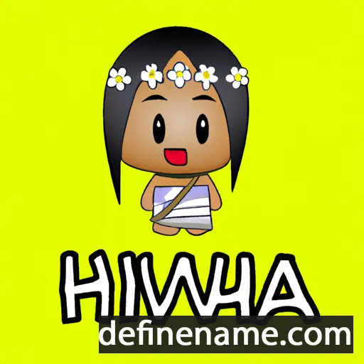 cartoon of the name Hiwahiwa