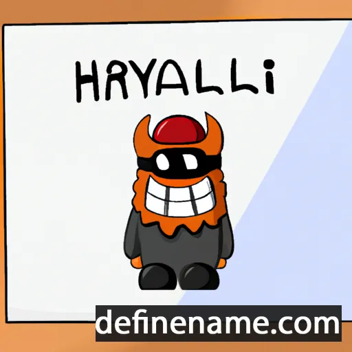 Hjálmtýr cartoon