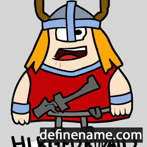 Hjalmgerðr cartoon