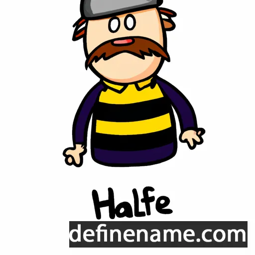 cartoon of the name Hjalte