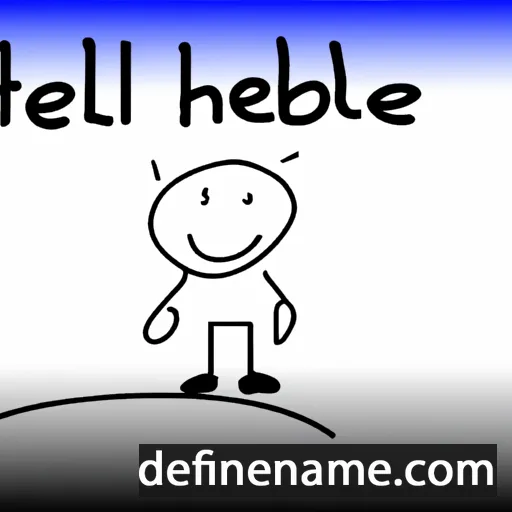 cartoon of the name Hlieb