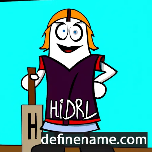 cartoon of the name Hlöðmundur