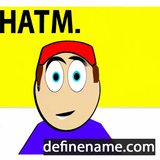 cartoon of the name Hmat