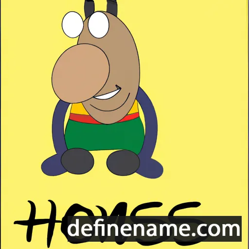 cartoon of the name Hnoss