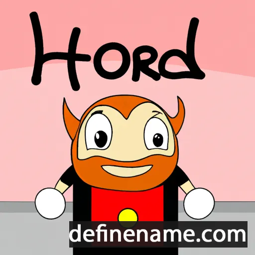 Hørður cartoon