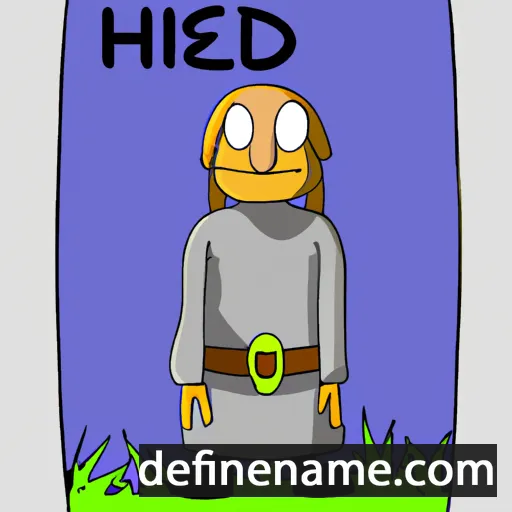 cartoon of the name Hǫð