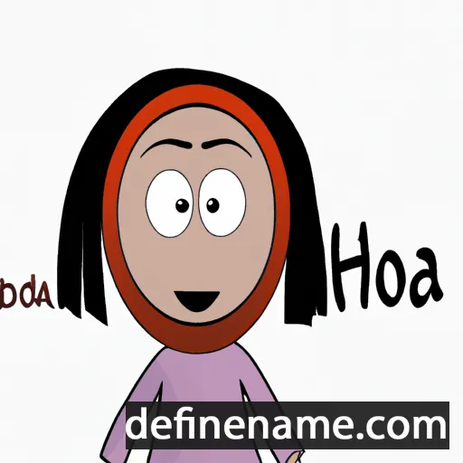 Hoda cartoon