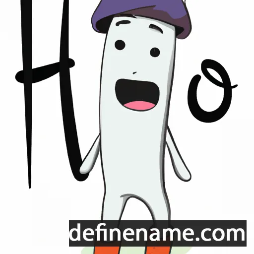 cartoon of the name Hoi