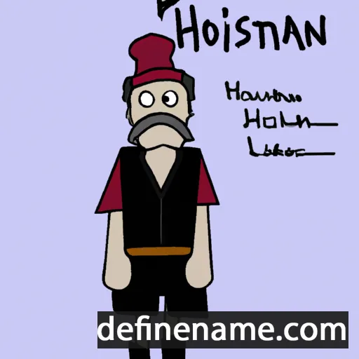 cartoon of the name Holmstæinn