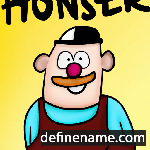 cartoon of the name Holmsten